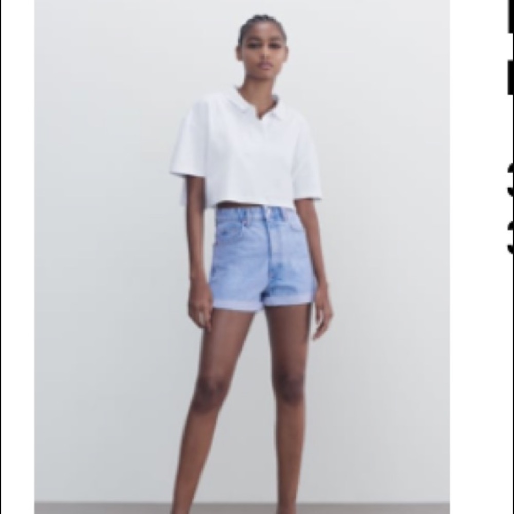 Zara Blue Jean Shorts